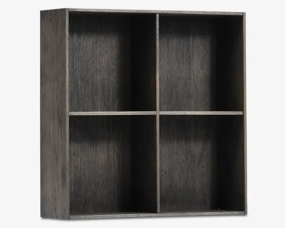 Online Daells Bolighus Væghængt bogreol Røget Eg