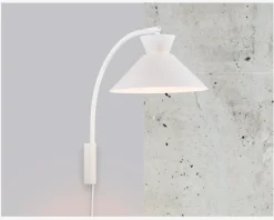 Sale Daells Bolighus Væglampe Dial H.40 cm Hvid