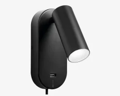 Discount Daells Bolighus Væglampe Ego USB Sort