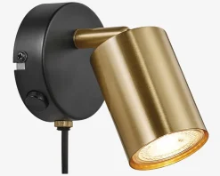 Outlet Daells Bolighus Væglampe Explore Messing