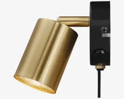 Outlet Daells Bolighus Væglampe Explore Messing