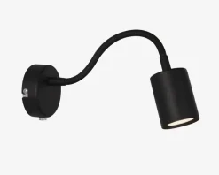 Daells Bolighus Væglampe Explore Sort H.12 cm