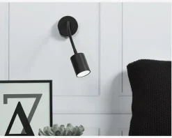 Daells Bolighus Væglampe Explore Sort H.12 cm