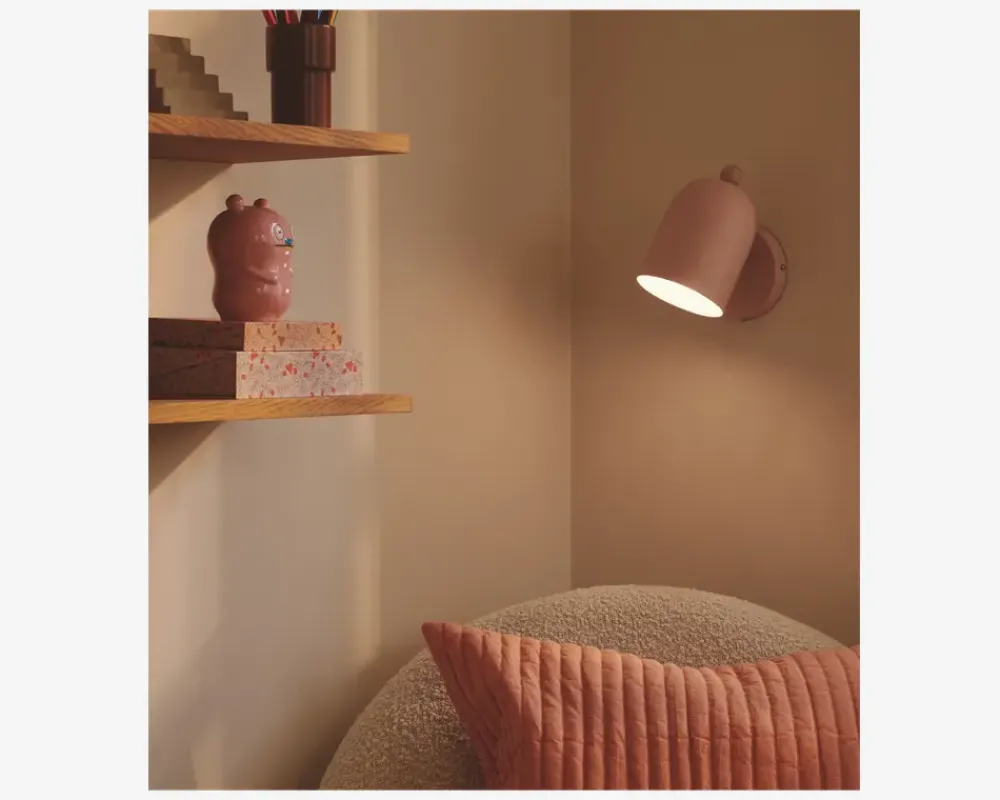 Outlet Daells Bolighus Væglampe Gaston støvet Rosa