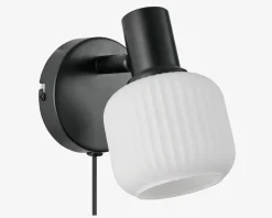 Sale Daells Bolighus Væglampe Milford mini E14 sort