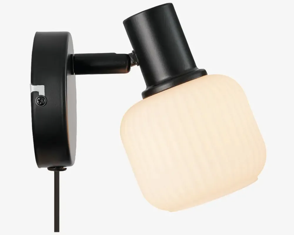 Sale Daells Bolighus Væglampe Milford mini E14 sort