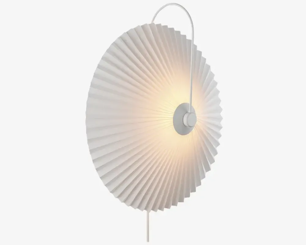 New Daells Bolighus Væglampe Nadia E14 hvid