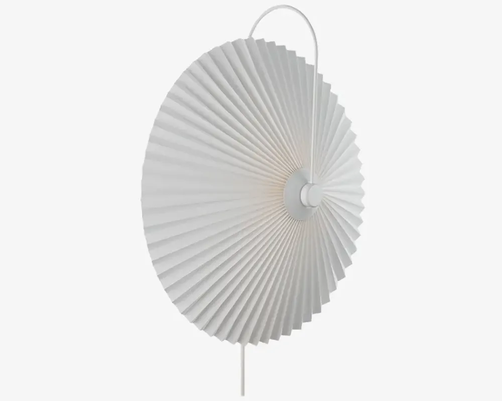 New Daells Bolighus Væglampe Nadia E14 hvid