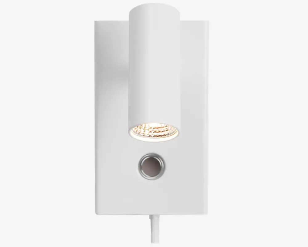 Online Daells Bolighus Væglampe Omari Hvid Sort