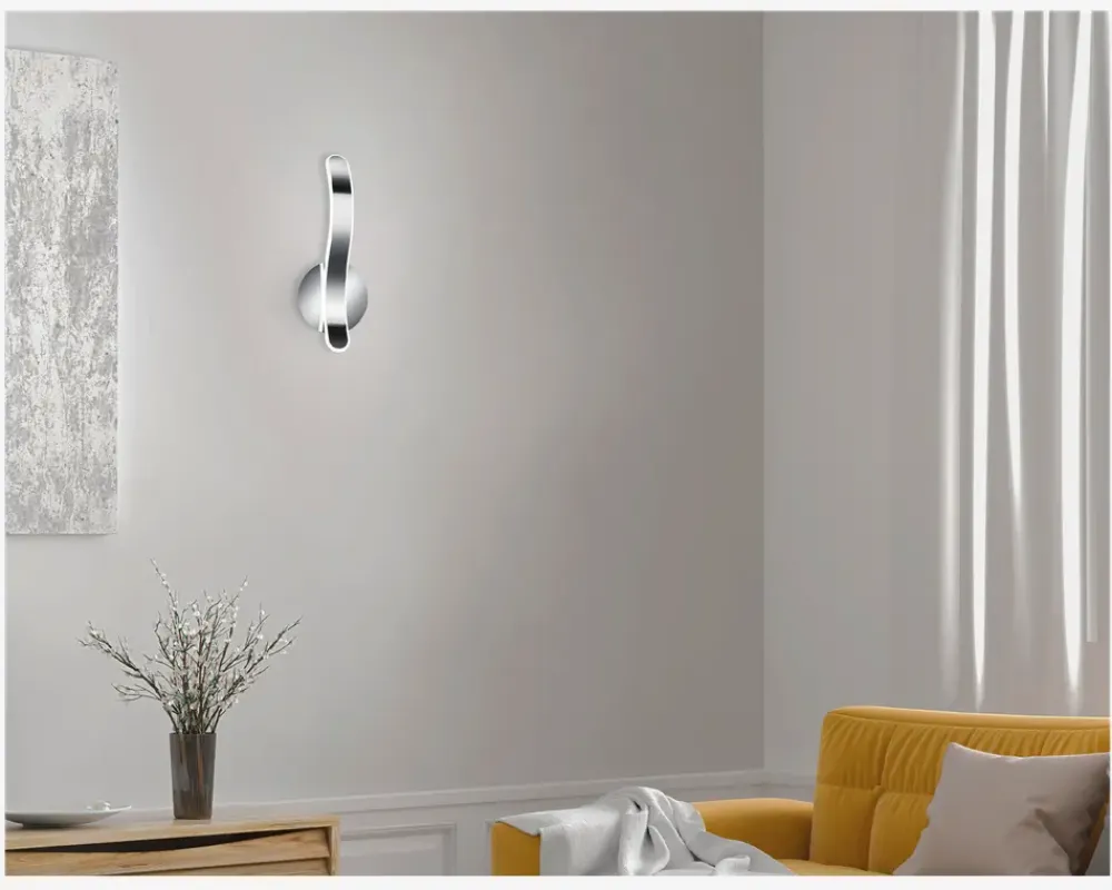 Best Daells Bolighus Væglampe Parma H.39 cm Krom