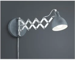 Online Daells Bolighus Væglampe Scissor Ø.15 cm Grå