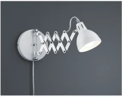 Sale Daells Bolighus Væglampe Scissor Ø.15 cm Hvid