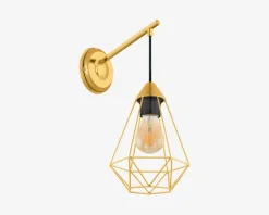 Best Daells Bolighus Væglampe Tarbes Guld H.35cm