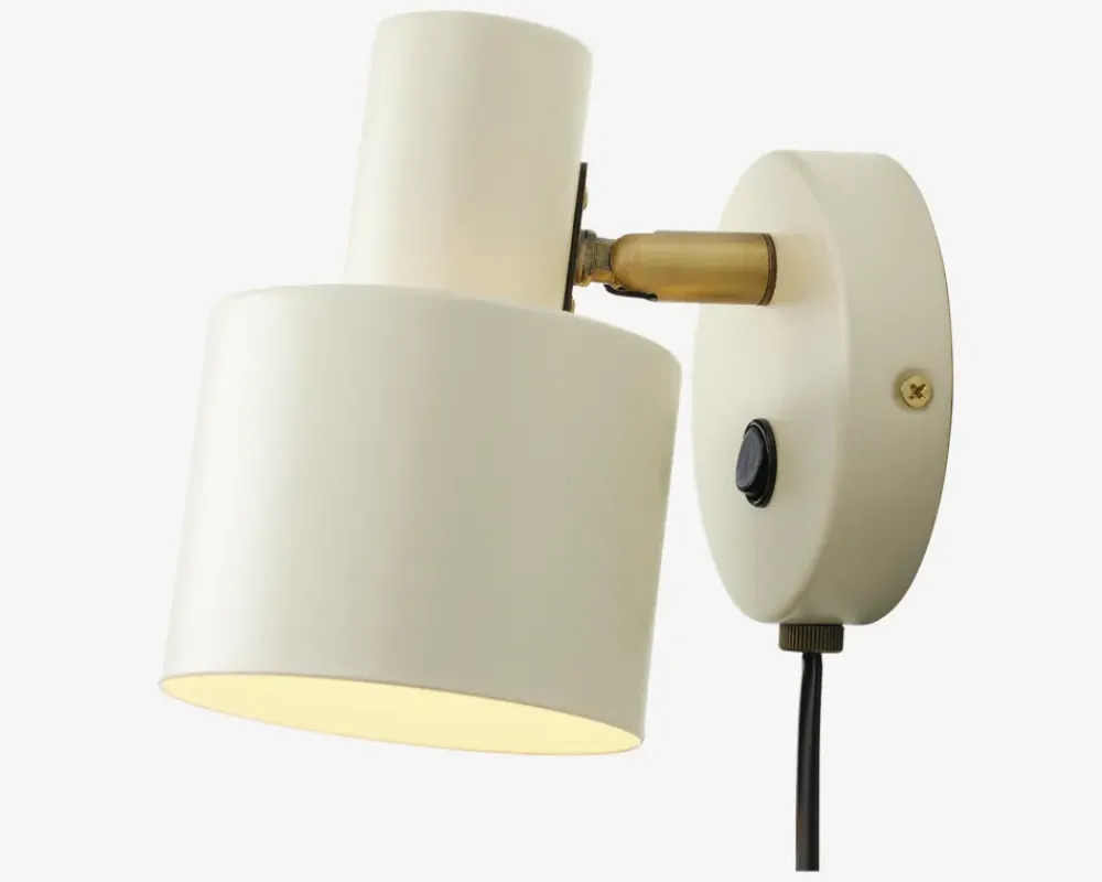 Clearance Daells Bolighus Væglampe Vouge H.16 cm Hvid