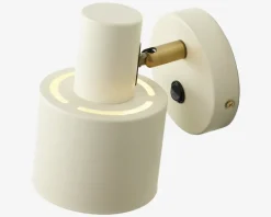 Clearance Daells Bolighus Væglampe Vouge H.16 cm Hvid