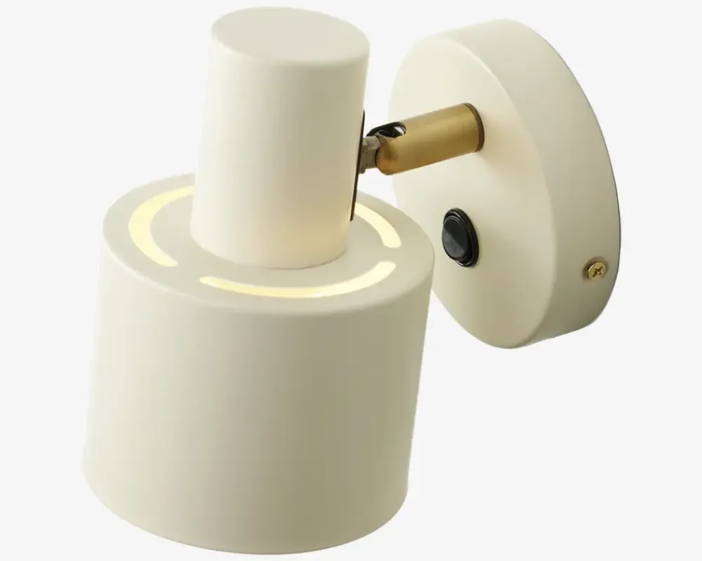 Clearance Daells Bolighus Væglampe Vouge H.16 cm Hvid