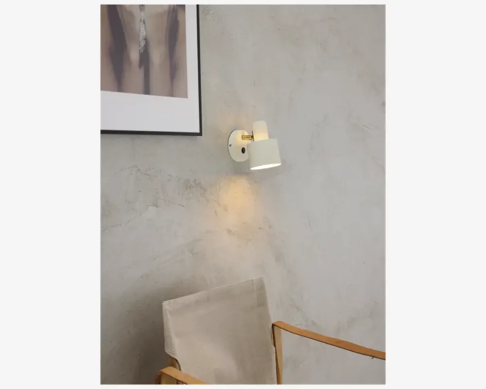 Clearance Daells Bolighus Væglampe Vouge H.16 cm Hvid