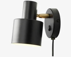 Daells Bolighus Væglampe Vouge H.16 cm Sort