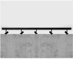 Clearance Daells Bolighus Væg-/loftlampe Omari 5 Sort