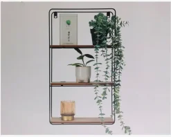 Clearance Daells Bolighus Vægreol jern & MDF 30x10x50 cm