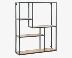 Outlet Daells Bolighus Vægreol Seaford Sort/Eg