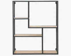 Outlet Daells Bolighus Vægreol Seaford Sort/Eg