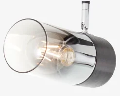 New Daells Bolighus Vægspot Alia Sort/Røgfarvet 2 x E27