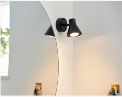 Outlet Daells Bolighus Vægspot Eik 1 Sort