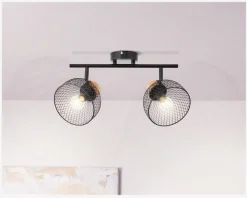 Sale Daells Bolighus Vægspot Thuy Sort/Natur