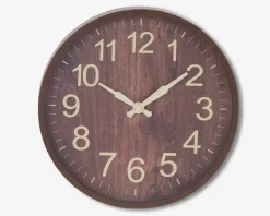 Hot Daells Bolighus Vægur Træ Look Ass Ø.30,5 cm