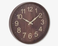 Hot Daells Bolighus Vægur Træ Look Ass Ø.30,5 cm