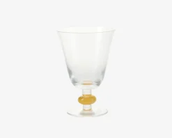 Sale Daells Bolighus Vinglas Klar/Gul H.13,5 cm Klar, Blå