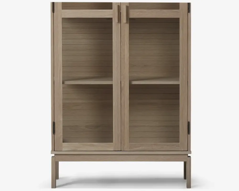 Discount Daells Bolighus Vitrine Linley i hvid olieret egefiner