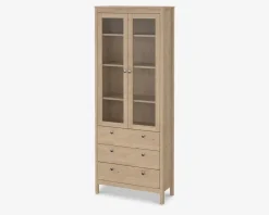 Best Daells Bolighus Vitrine Madrid eg med 3 skuffer