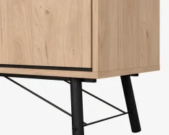 Outlet Daells Bolighus Vitrine Ry B. 102 cm eg/sort