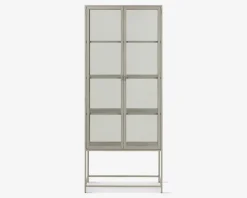 Online Daells Bolighus Vitrine Seaford H. 185,6 cm. grå