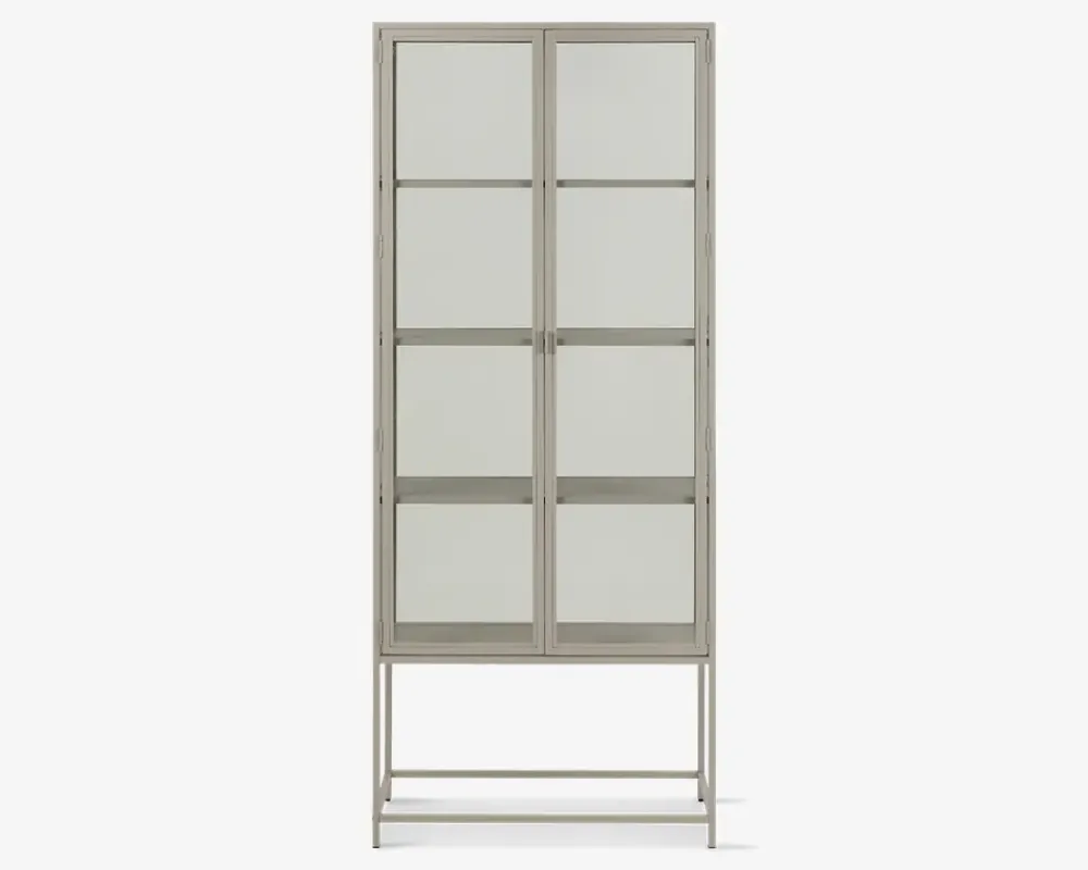 Online Daells Bolighus Vitrine Seaford H. 185,6 cm. grå