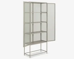 Online Daells Bolighus Vitrine Seaford H. 185,6 cm. grå