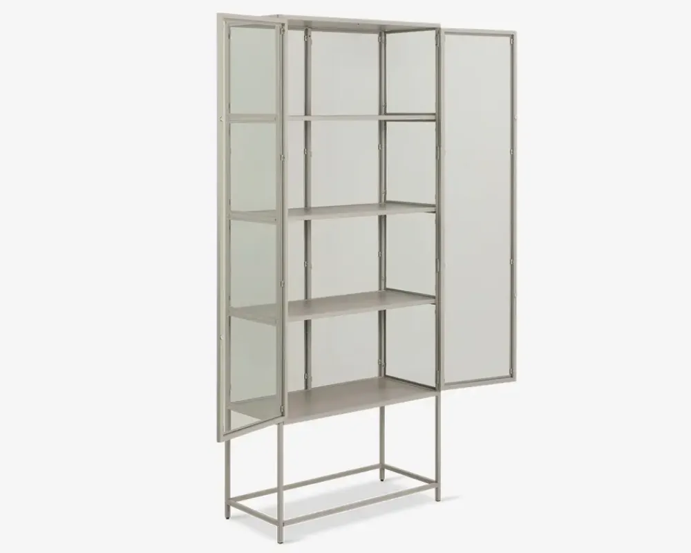 Online Daells Bolighus Vitrine Seaford H. 185,6 cm. grå