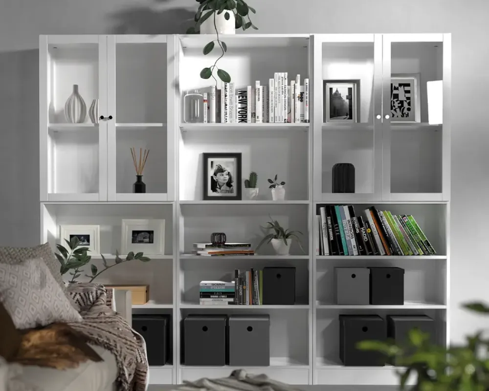 Hot Daells Bolighus Vitrinedør Basic Hvid