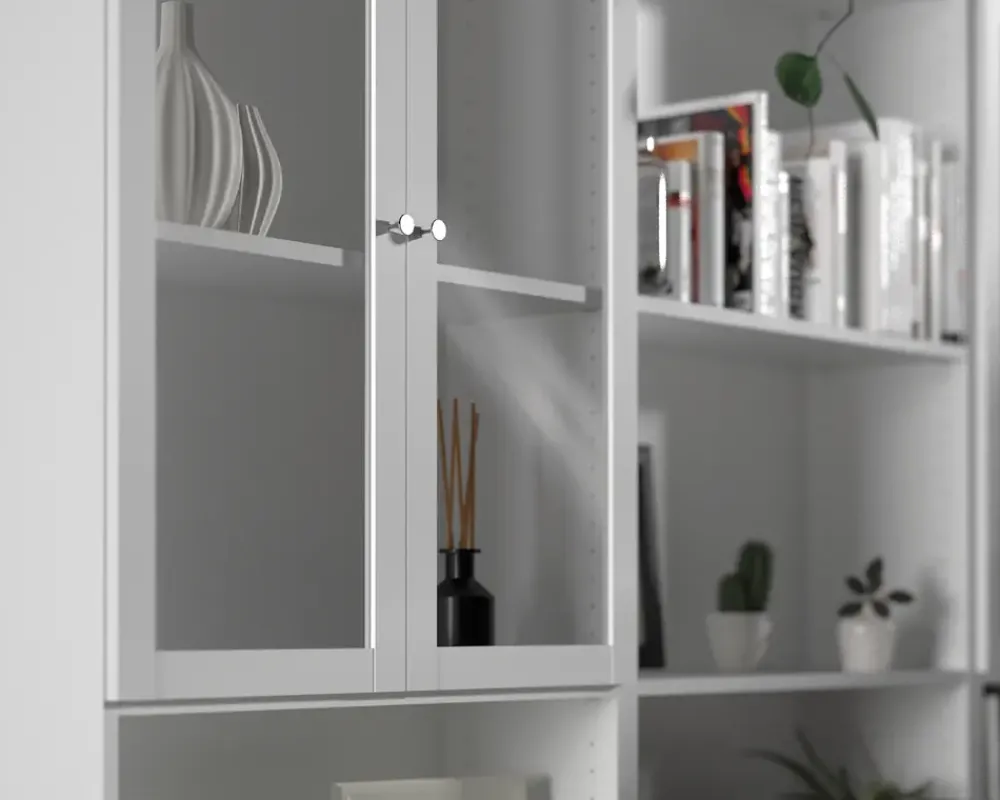 Hot Daells Bolighus Vitrinedør Basic Hvid