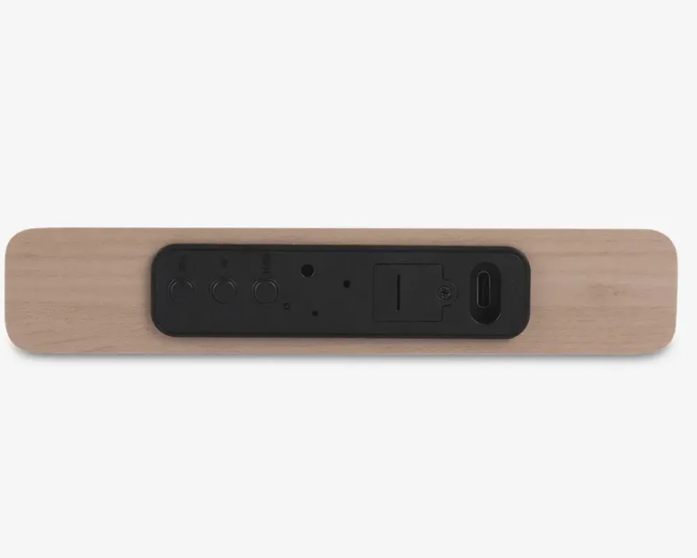 Hot Daells Bolighus Vækkeur med trådløs oplader Hvid