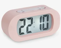 Hot Daells Bolighus Vækkeur silikone pink H.7 cm Lyserød