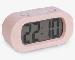 Hot Daells Bolighus Vækkeur silikone pink H.7 cm Lyserød