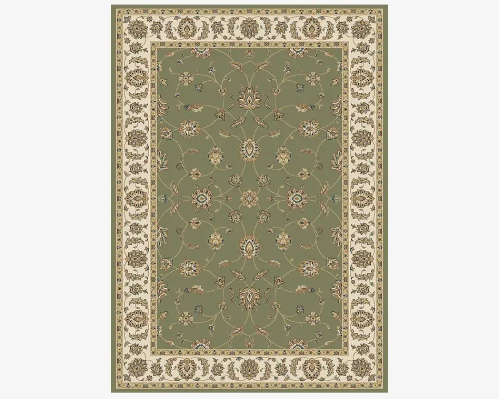 Daells Bolighus Wilton Flora 133x195 cm Grøn