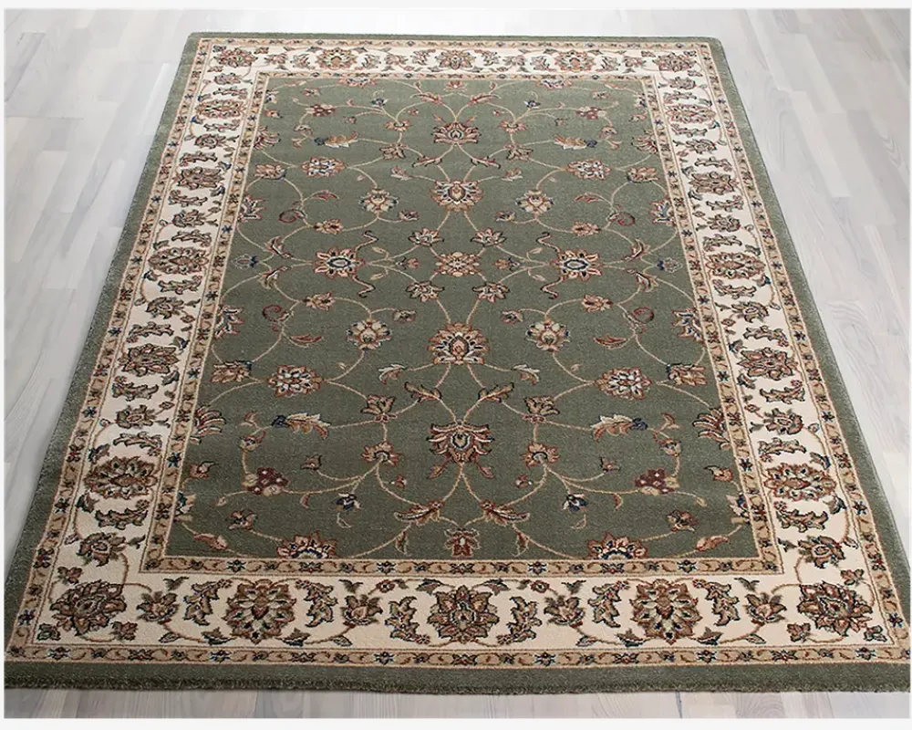 Daells Bolighus Wilton Flora 133x195 cm Grøn