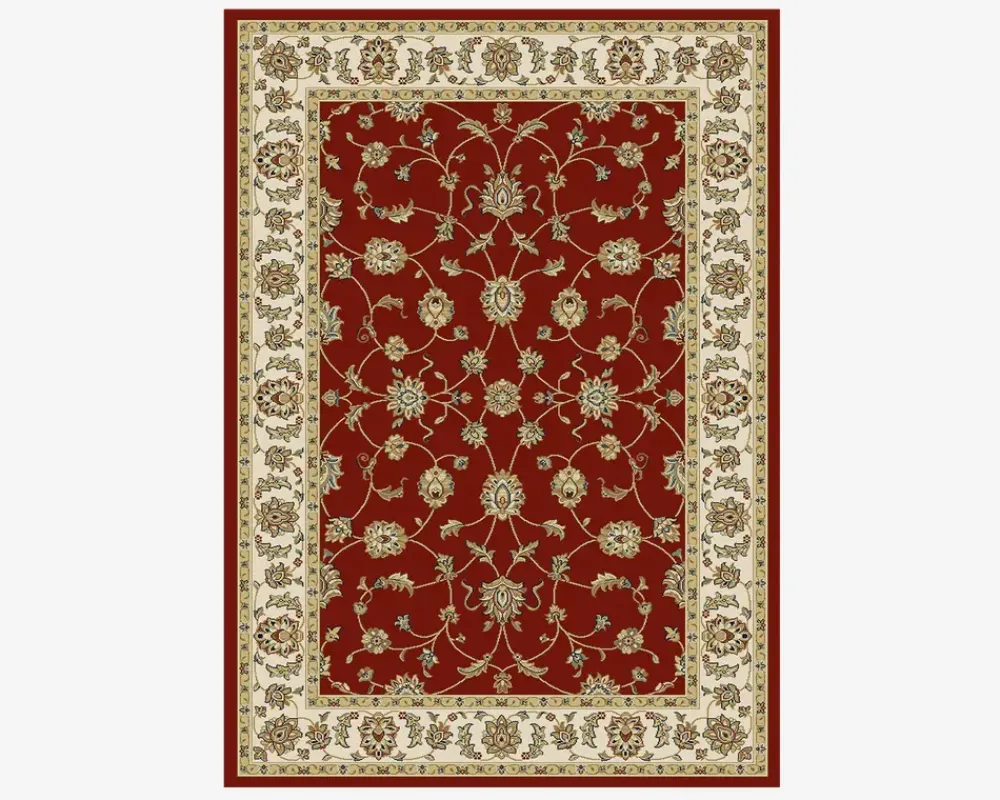 Clearance Daells Bolighus Wilton Flora 200x290 cm Rød