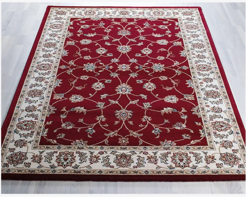 Clearance Daells Bolighus Wilton Flora 160x230 cm Rød