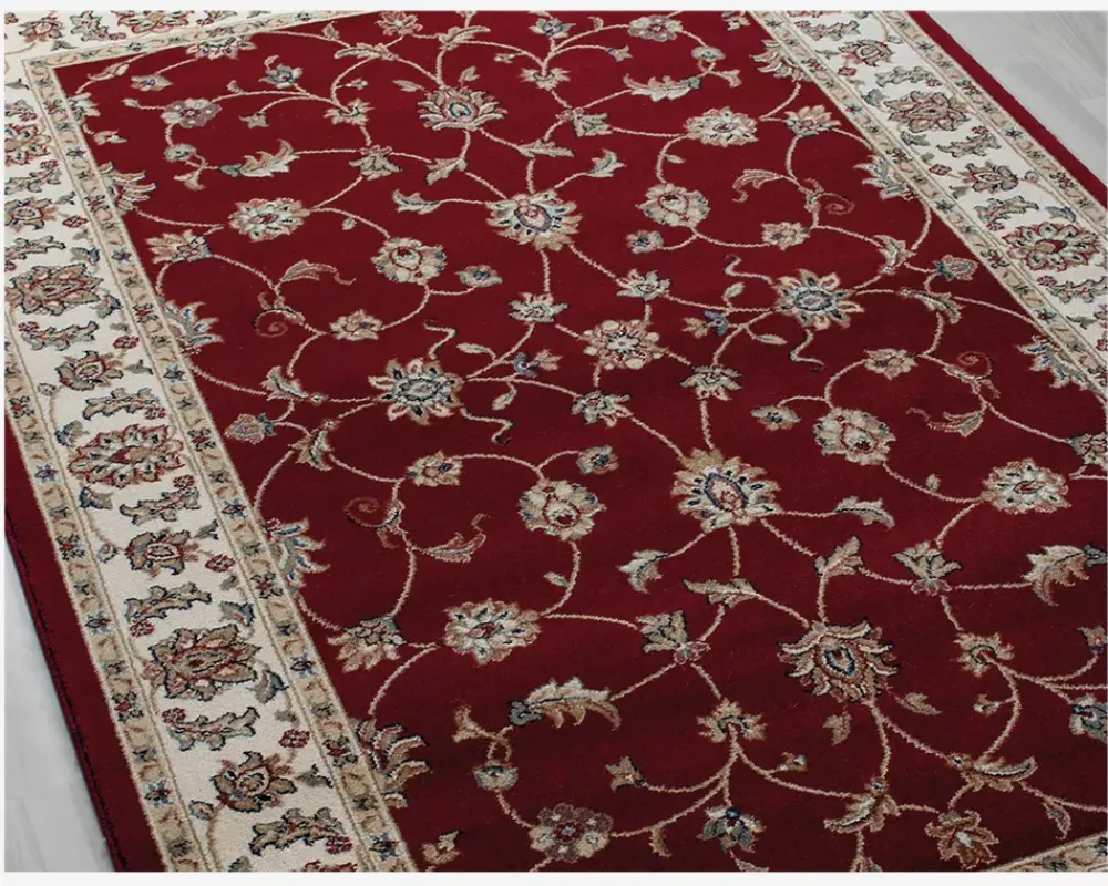 Clearance Daells Bolighus Wilton Flora 160x230 cm Rød