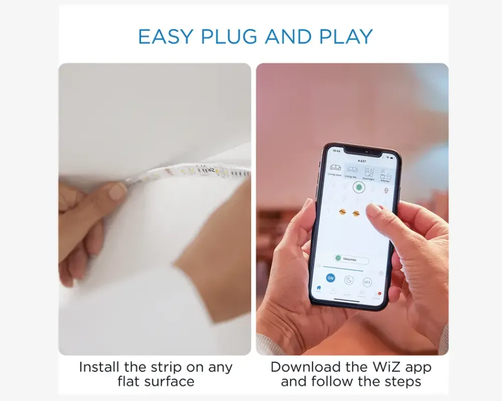 Daells Bolighus Wiz LED Strip Farve 1M Forlænger